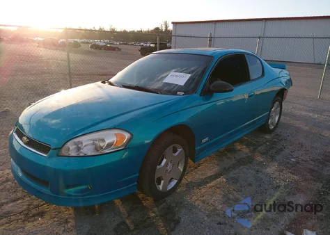 2006 Chevrolet Monte Carlo Ss из США, поврежденный, VIN 2G1WL15C369235395
